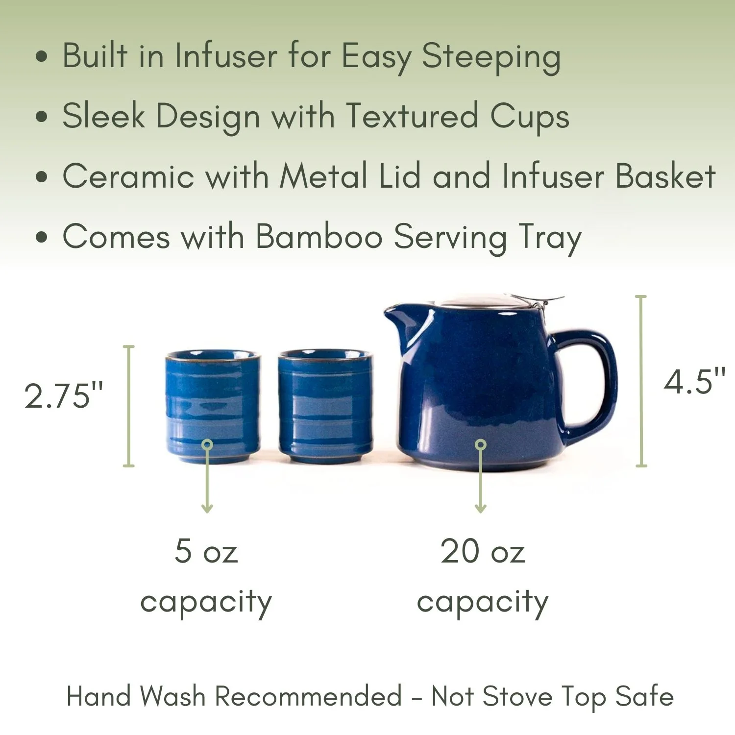 Tea for Two - Navy Blue Gloss - Image 2