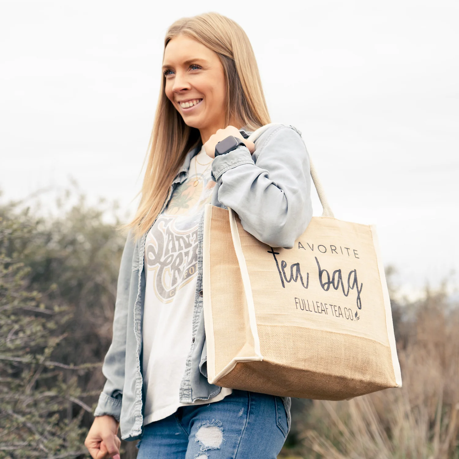 "My Favorite Tea Bag" Tote Bag - Image 4
