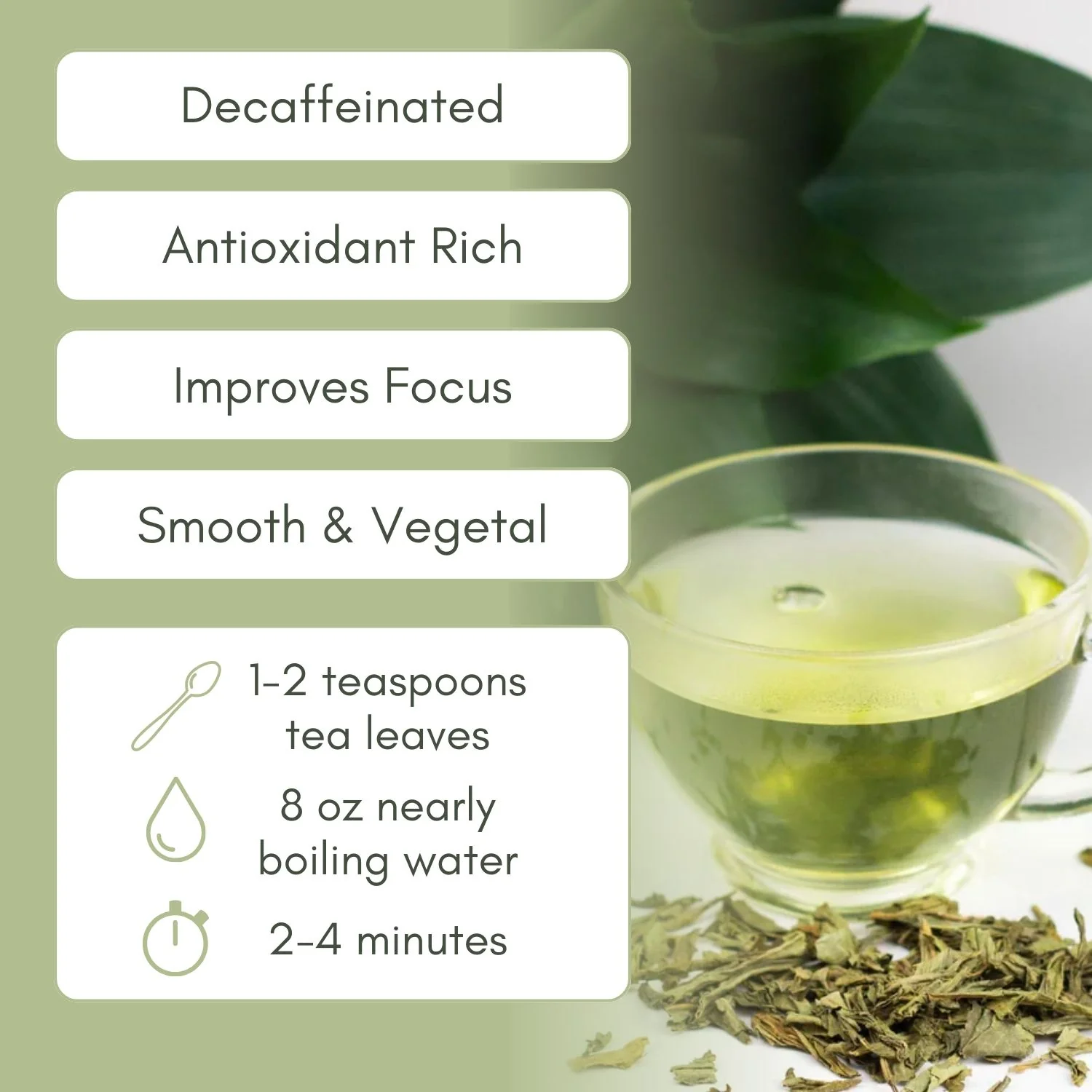 Organic Decaf Sencha - Image 2
