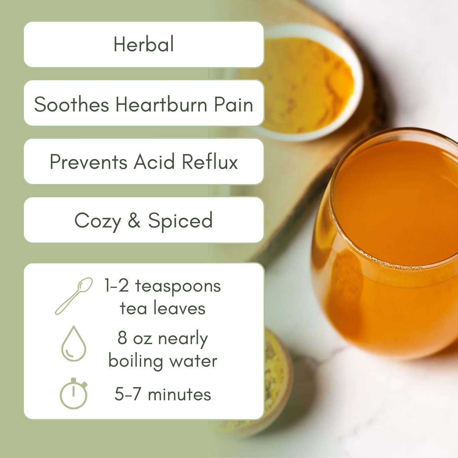 Organic Heartburn Relief Tea - Image 2
