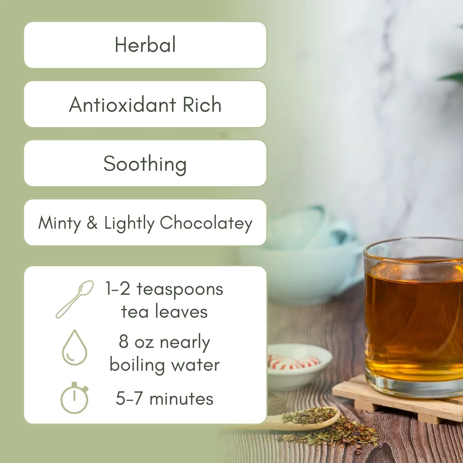 Organic Herbal Mint Cocoa - Image 2