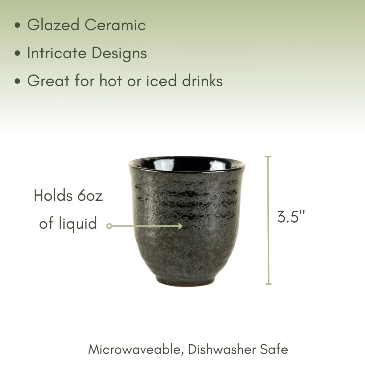 Petite Ceramic Tea Cup - Image 2