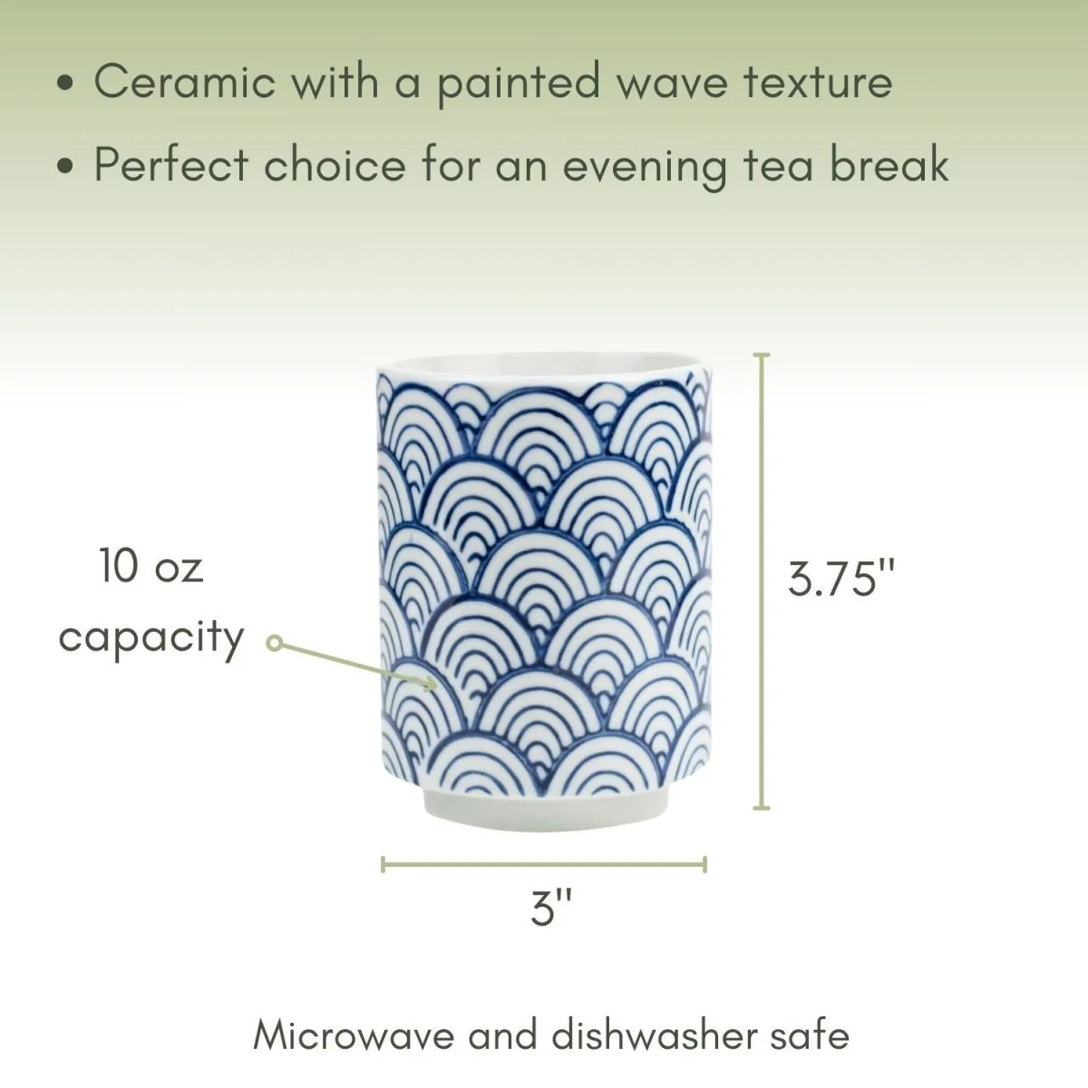 Wave Tea Cup - Image 2
